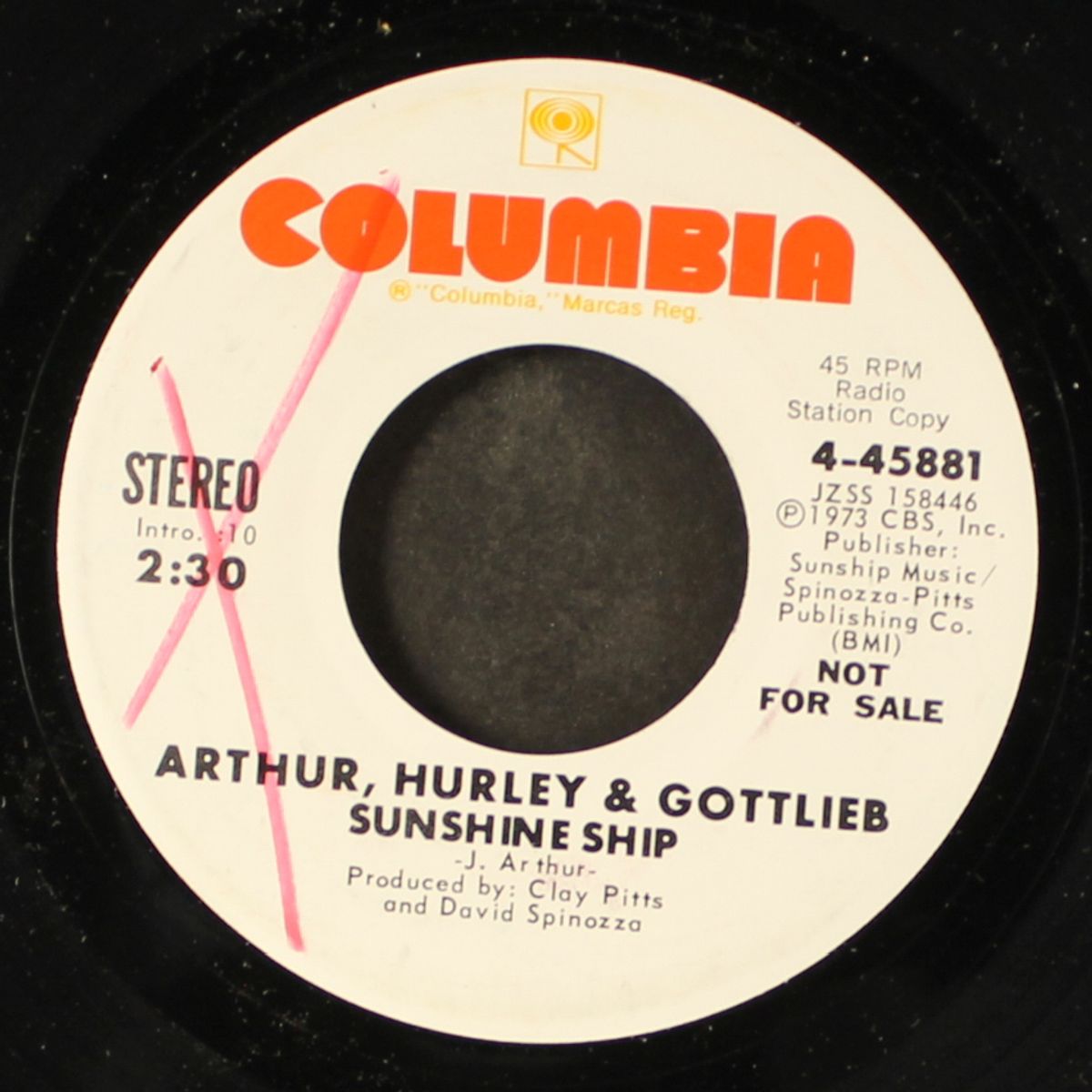 sunshine ship by ARTHUR, HURLEY & GOTTLIEB