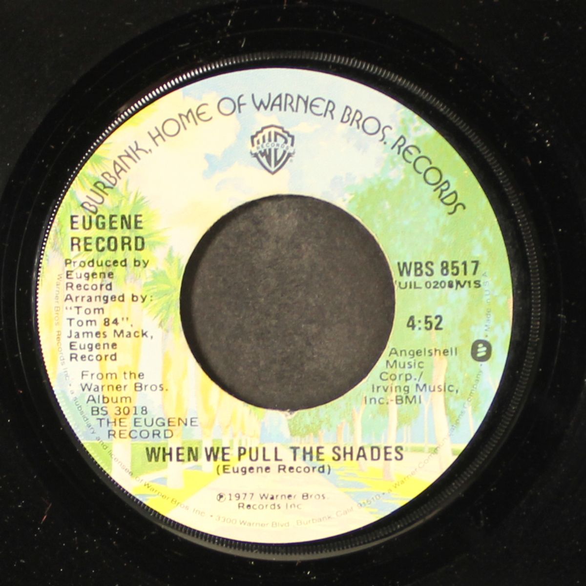 i want to be with you / when we pull the shades by EUGENE RECORD