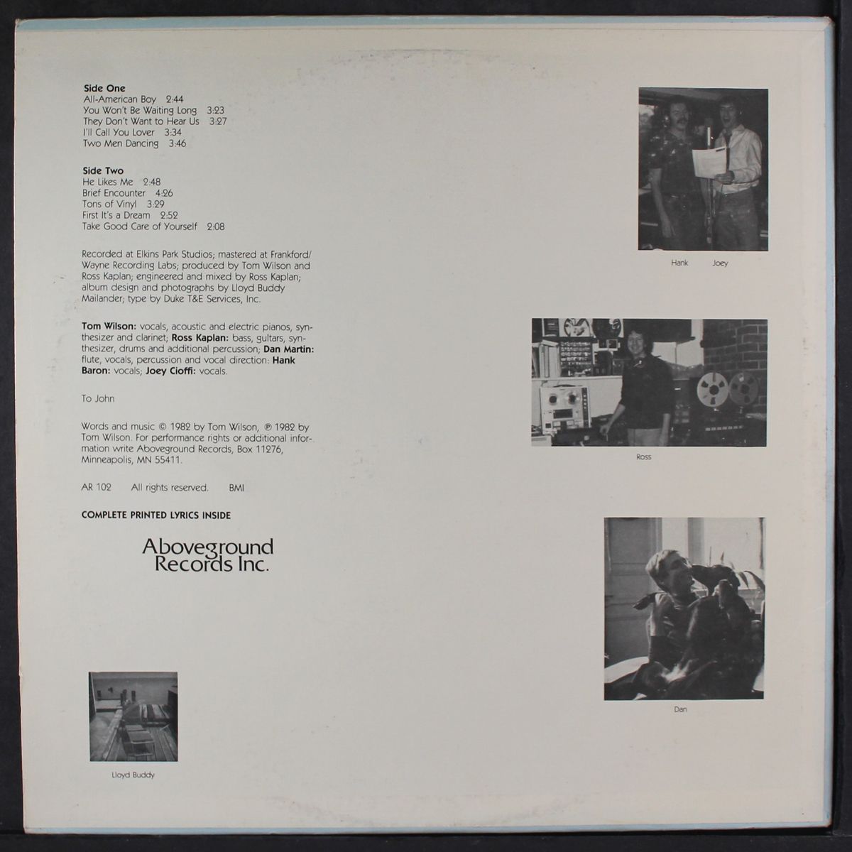 all-american boy by TOM WILSON