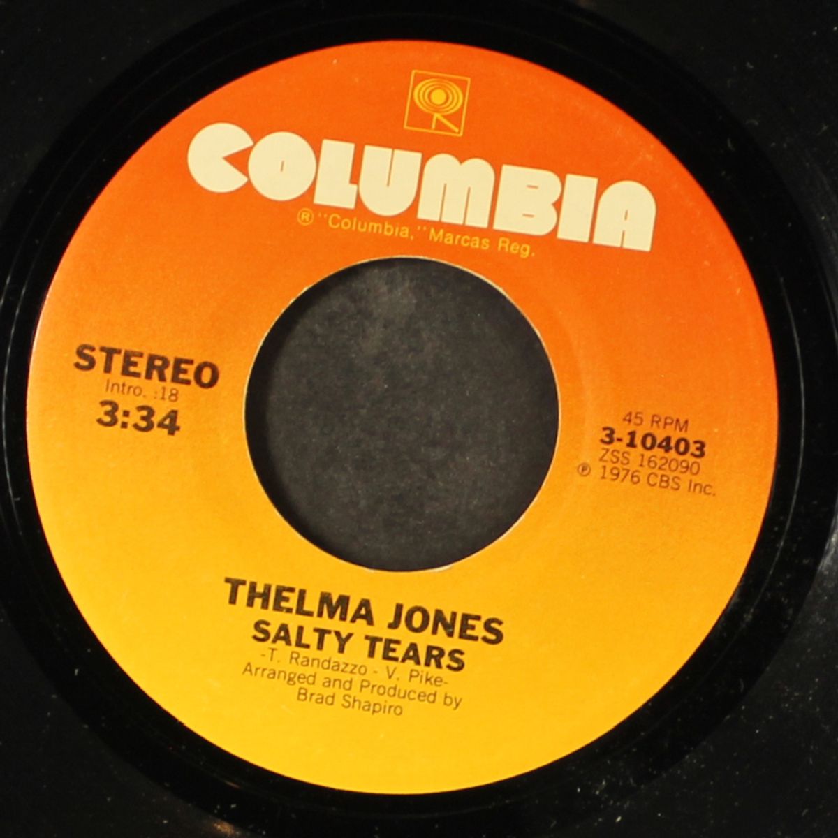 salty tears / you're the song by THELMA JONES