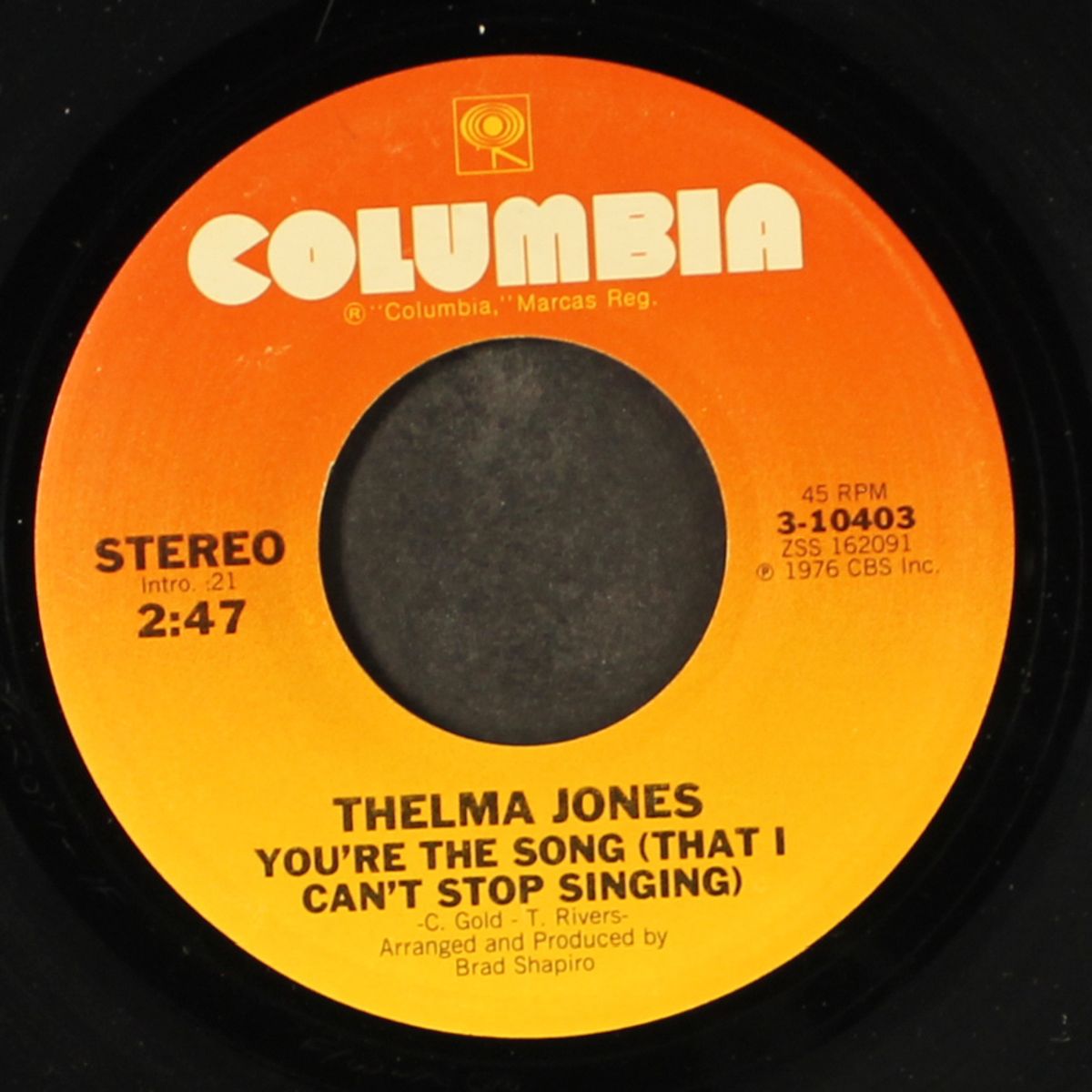 salty tears / you're the song by THELMA JONES