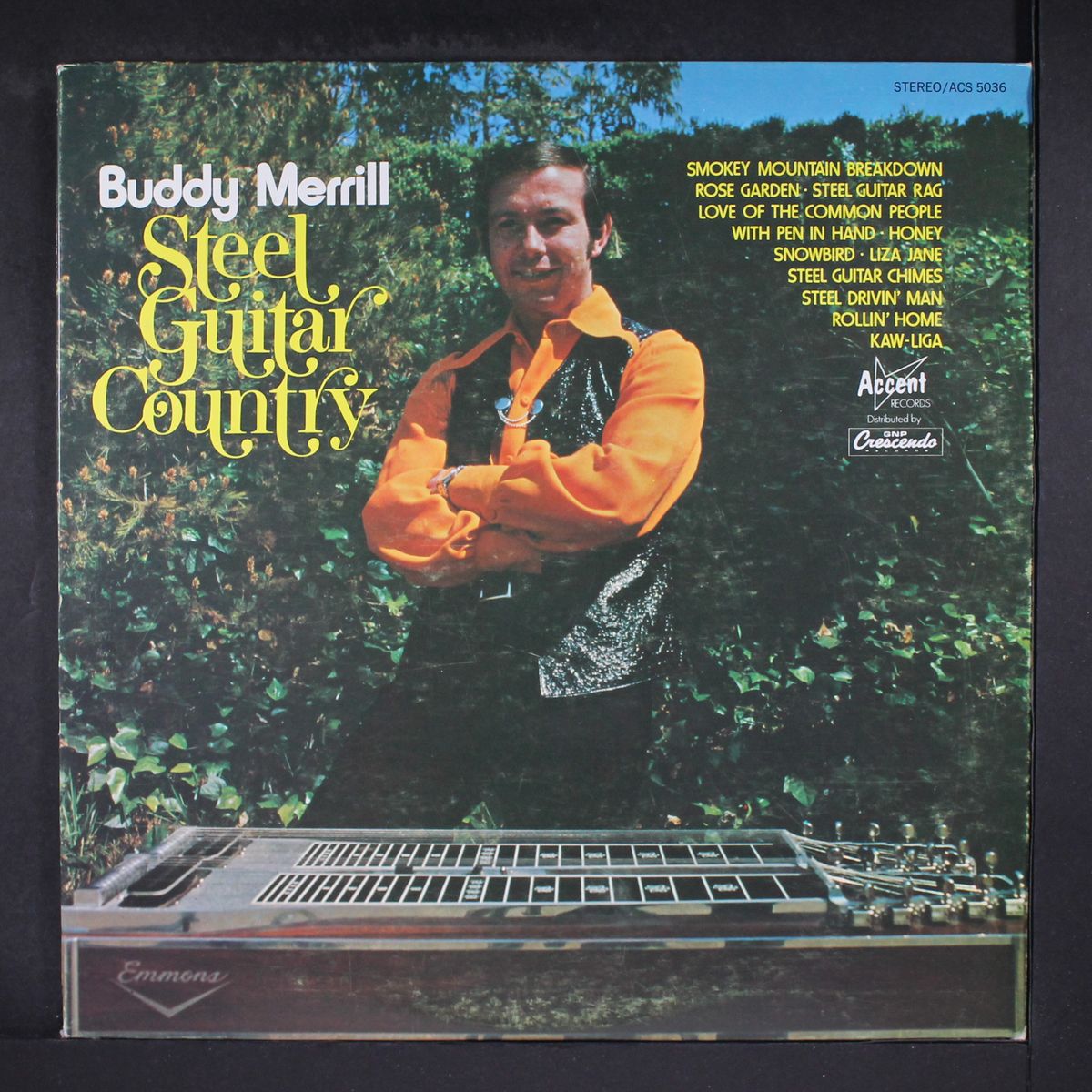 steel guitar country by BUDDY MERRILL
