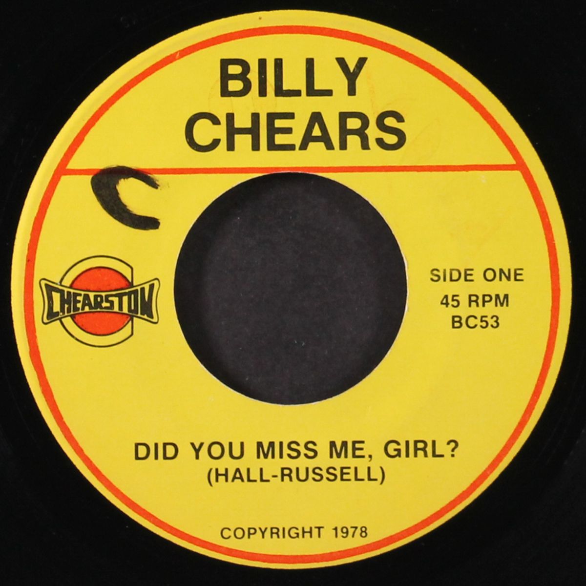 did you miss me, girl? / free your mind by BILLY CHEARS
