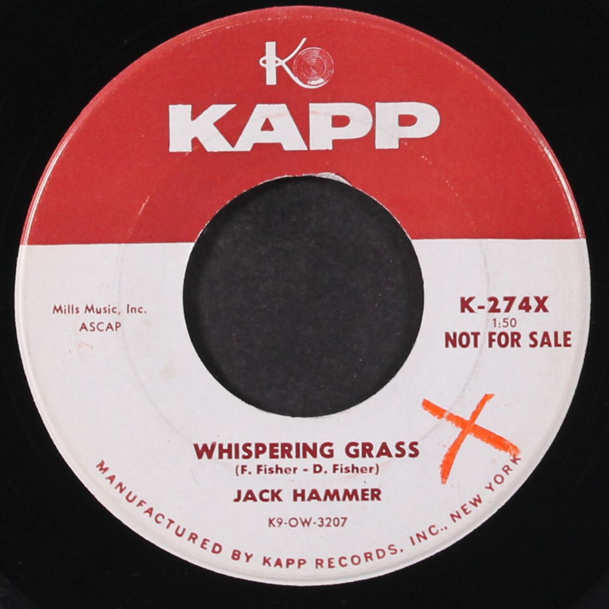 we three / whispering grass by JACK HAMMER