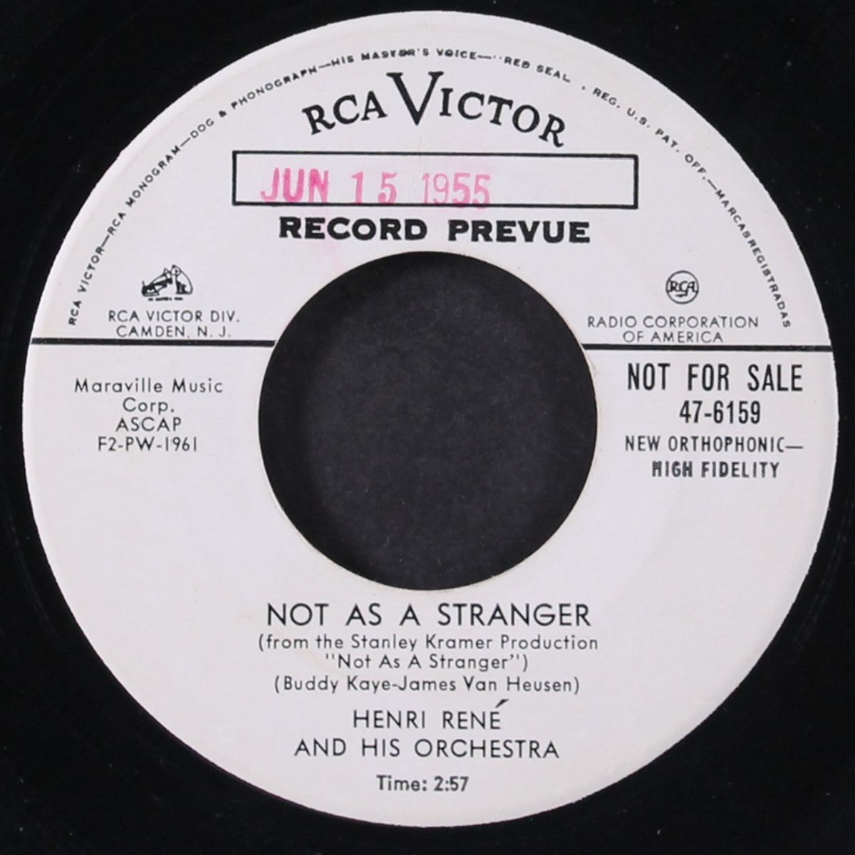 not as a stranger / there must be a way to your heart by HENRI RENE