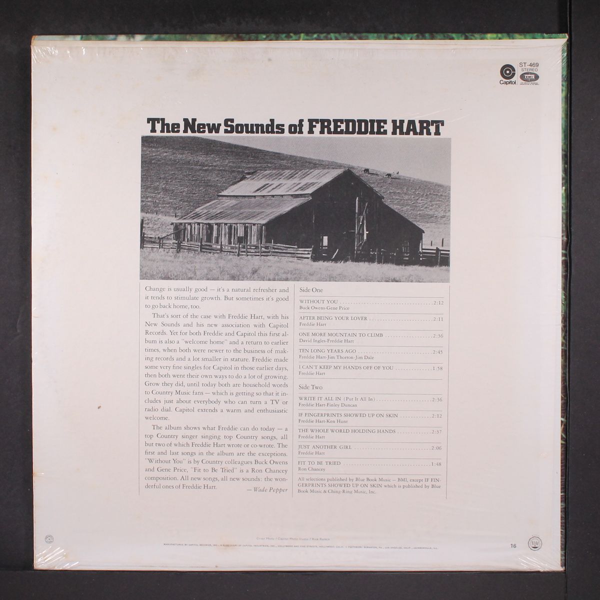 the new sounds of by FREDDIE HART