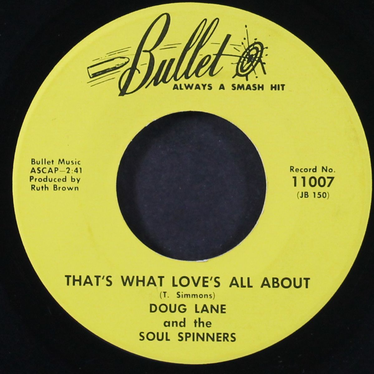 short fat woman / that's what love's all about by DOUG LANE & SOUL SPINNERS