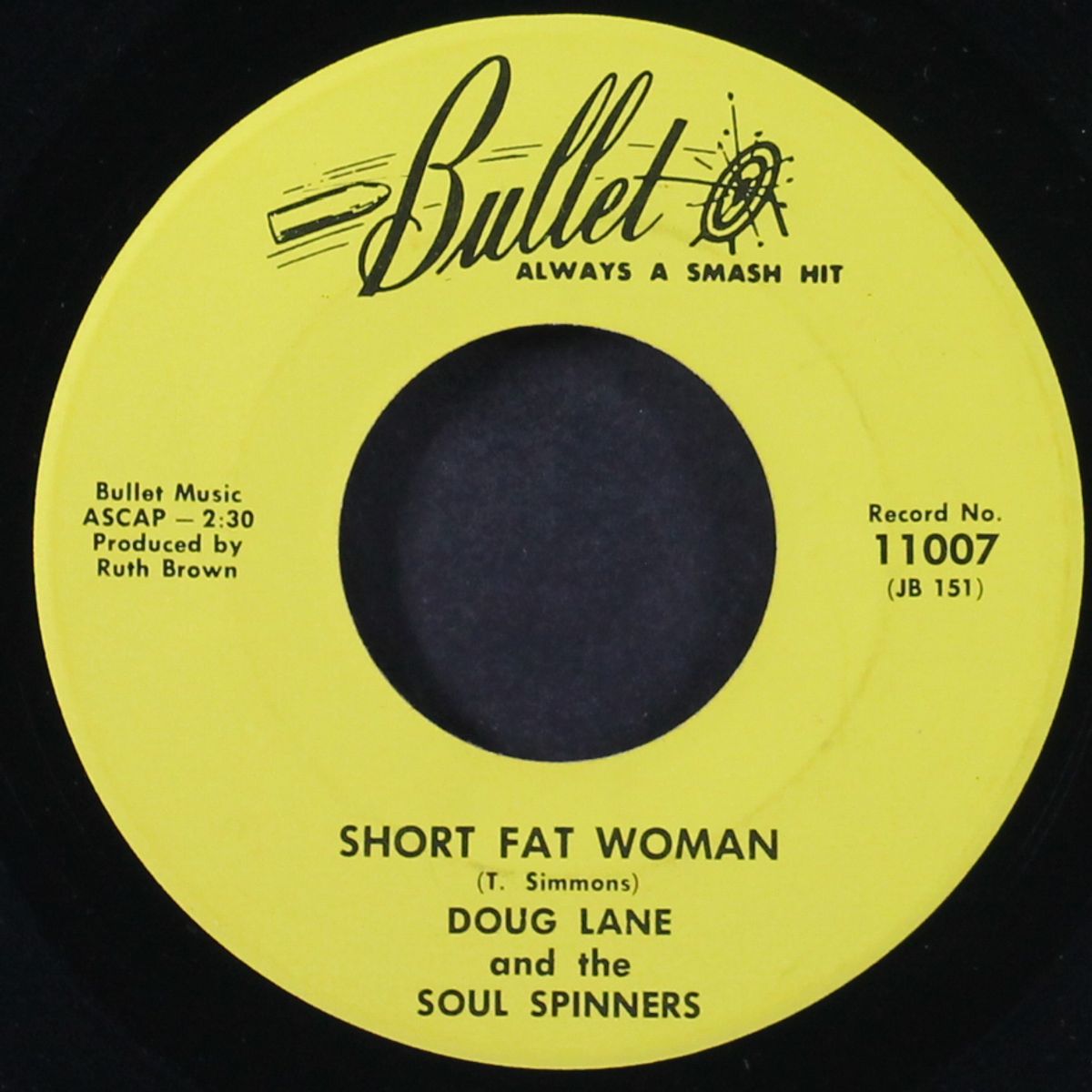 short fat woman / that's what love's all about by DOUG LANE & SOUL SPINNERS
