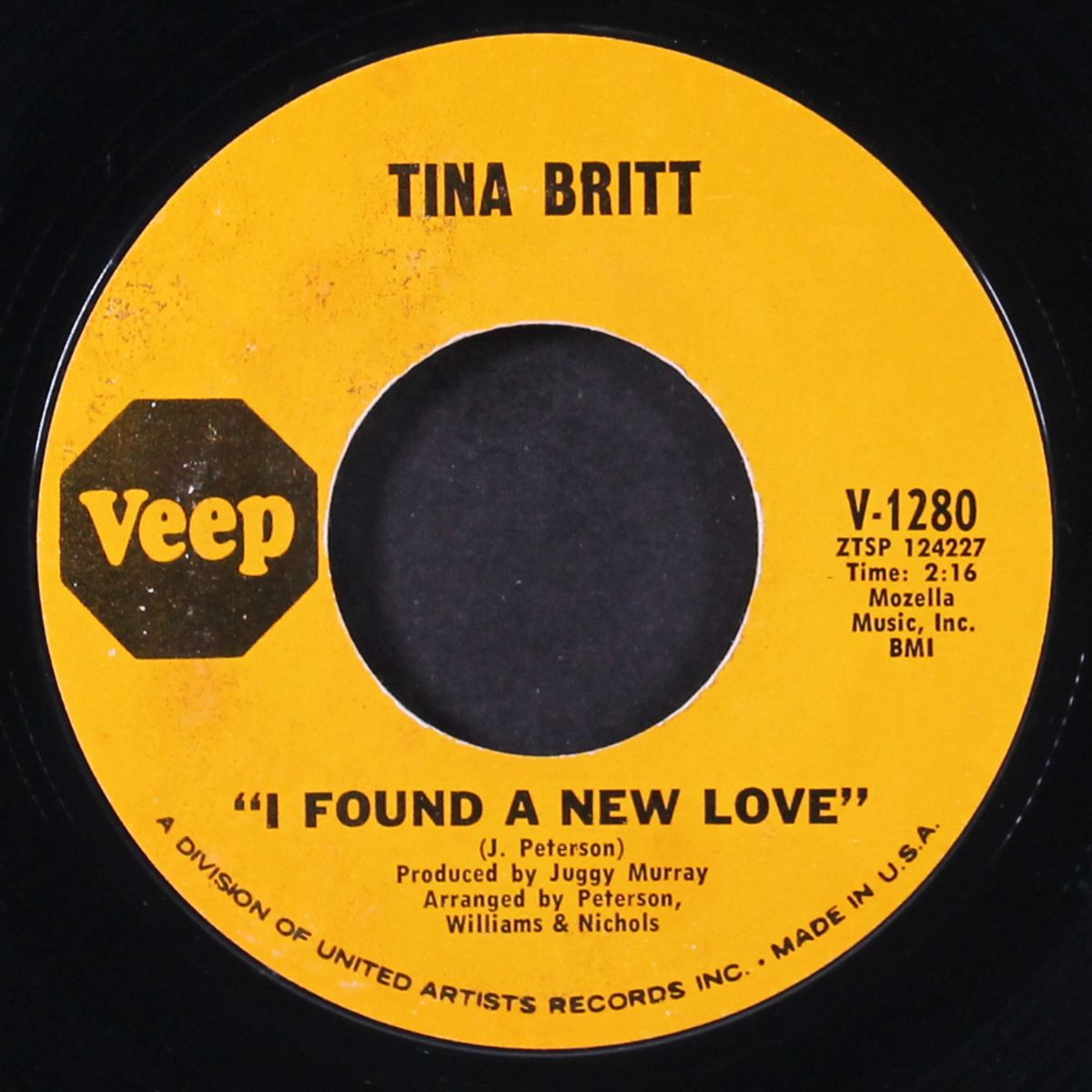 who was that / i found a new love by TINA BRITT