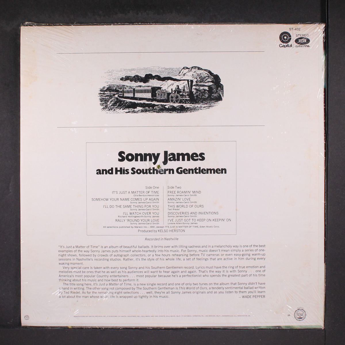 it's just a matter of time by SONNY JAMES