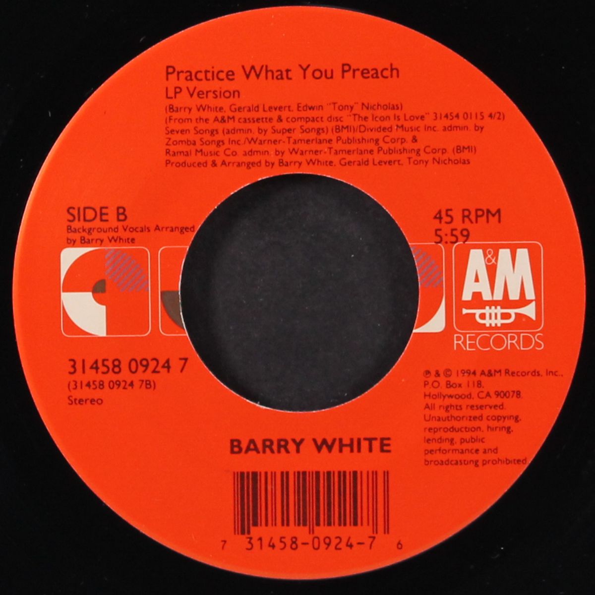 come on by BARRY WHITE