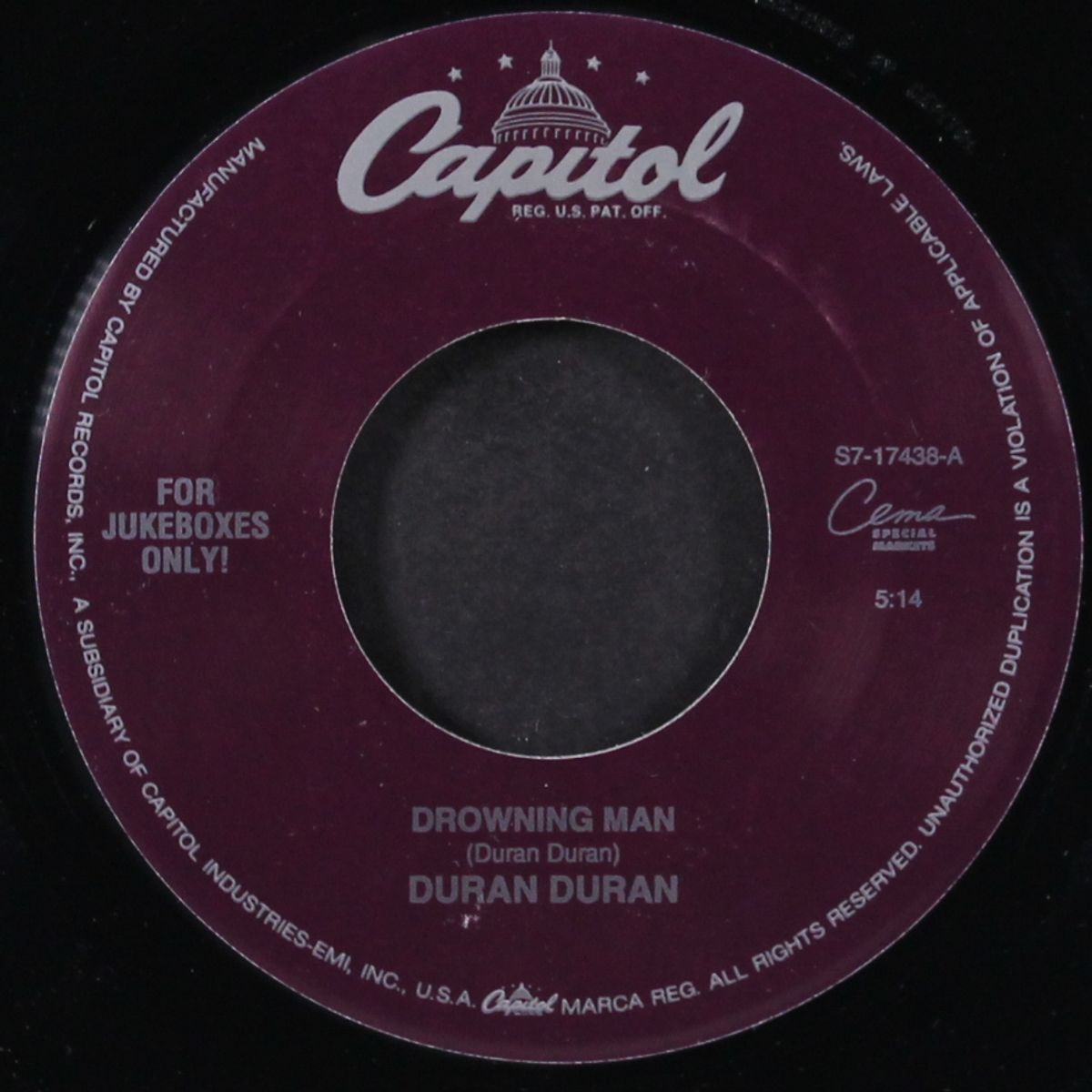 drowning man / too much information by DURAN DURAN