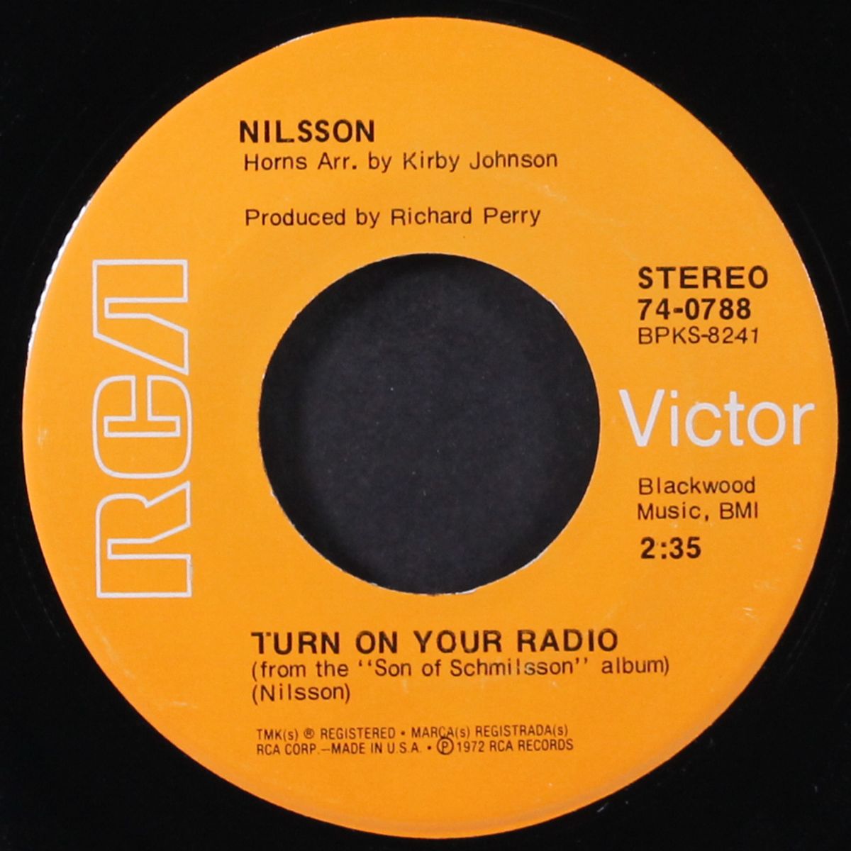 spaceman / tun on your radio by NILSSON