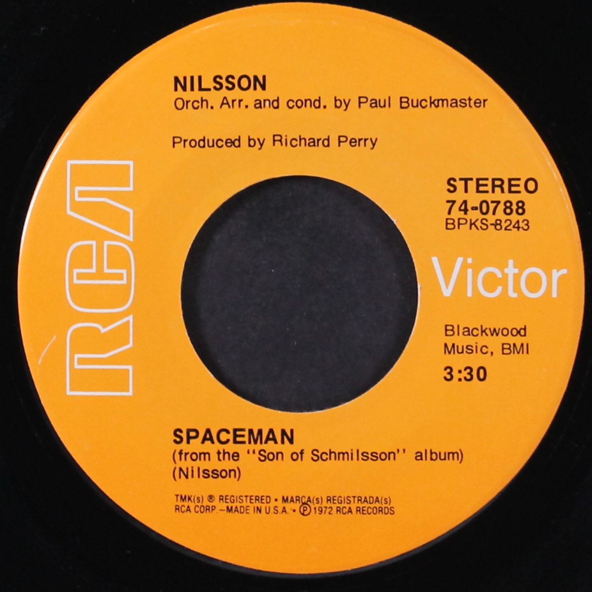 spaceman / tun on your radio by NILSSON