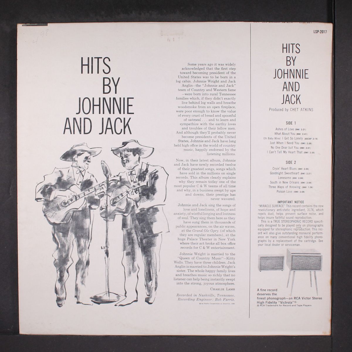 hits by by JOHNNIE & JACK