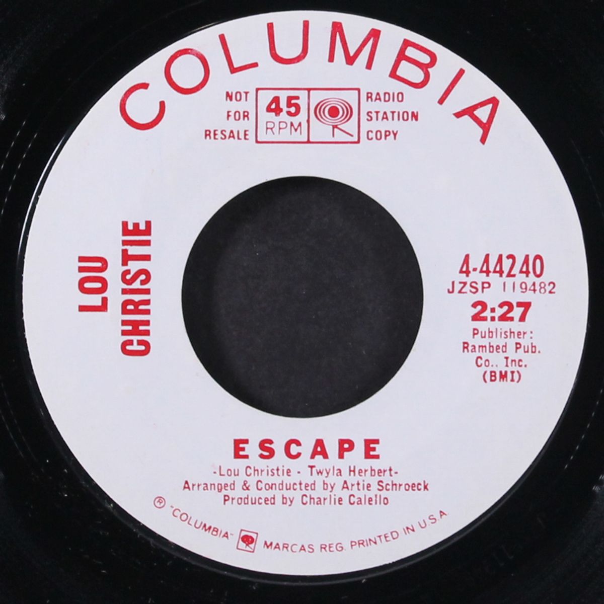 escape by LOU CHRISTIE