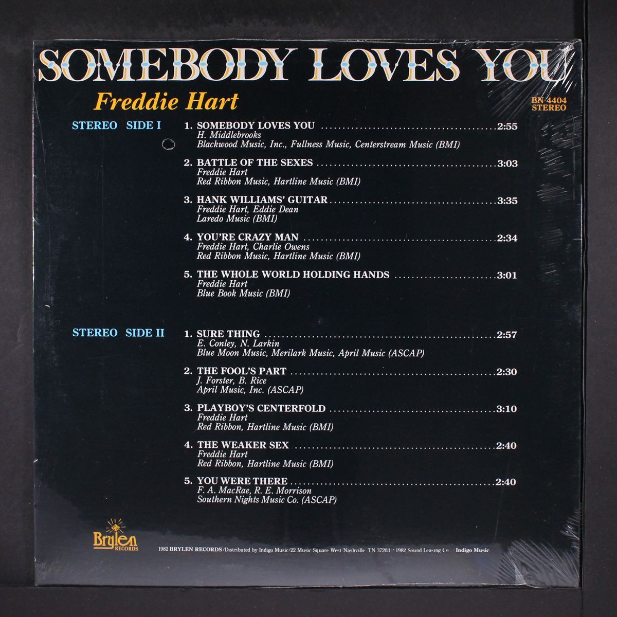 somebody loves you by FREDDIE HART