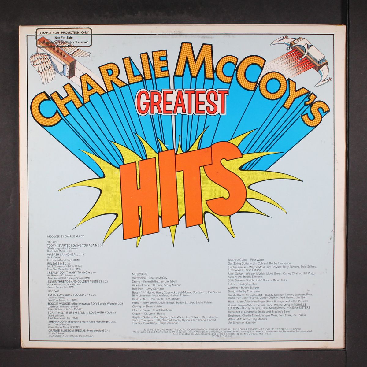 greatest hits by CHARLIE MCCOY