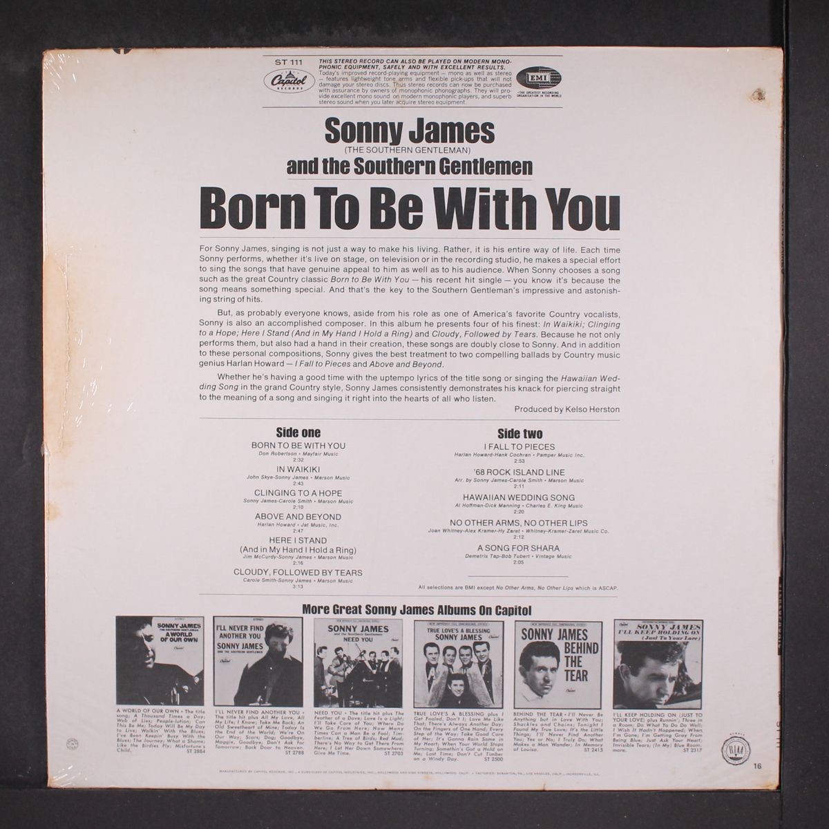 born to be with you by SONNY JAMES