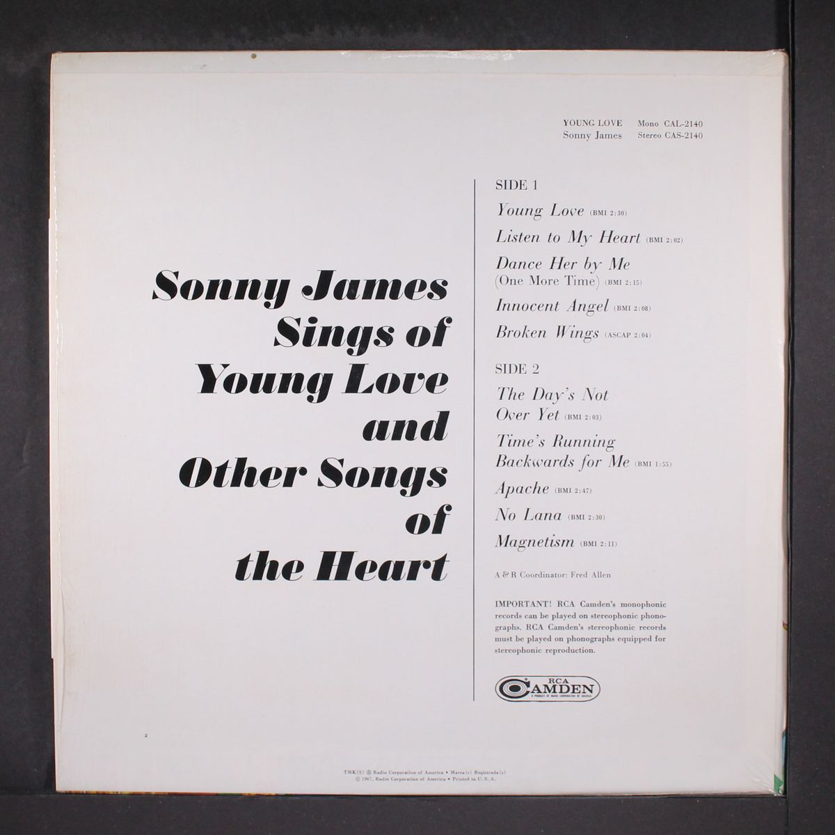 young love by SONNY JAMES