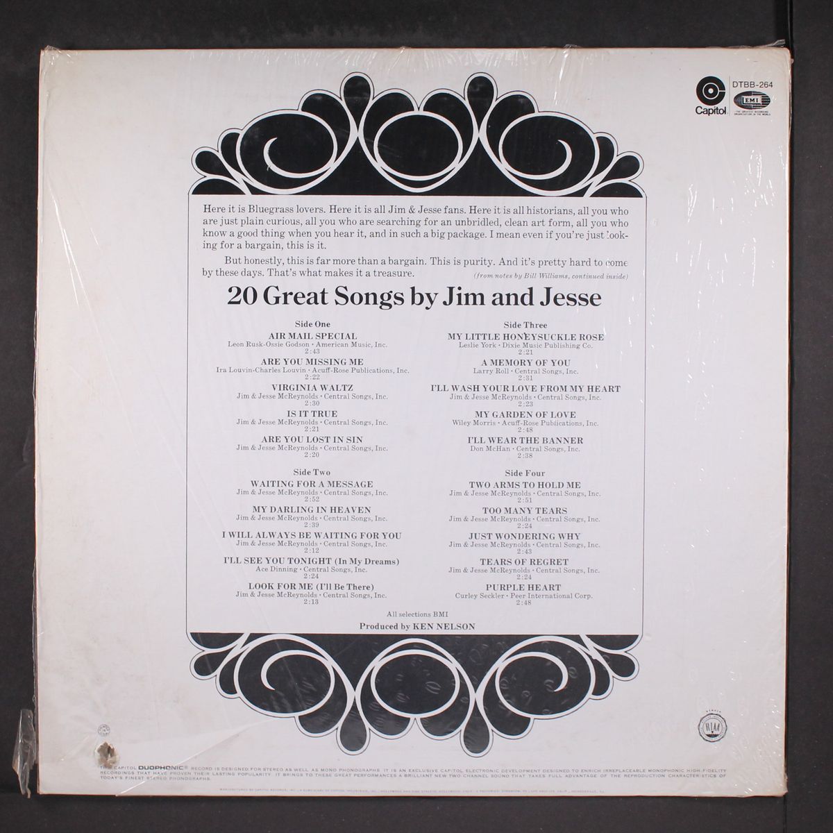 twenty great songs by JIM & JESSE