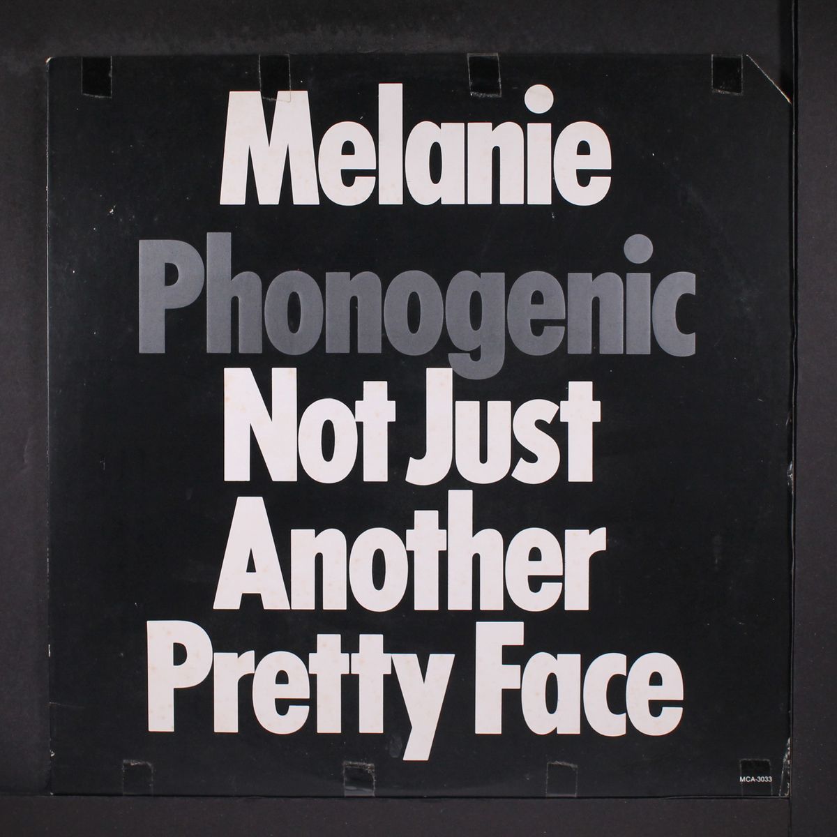phonogenic not just another pretty face by MELANIE