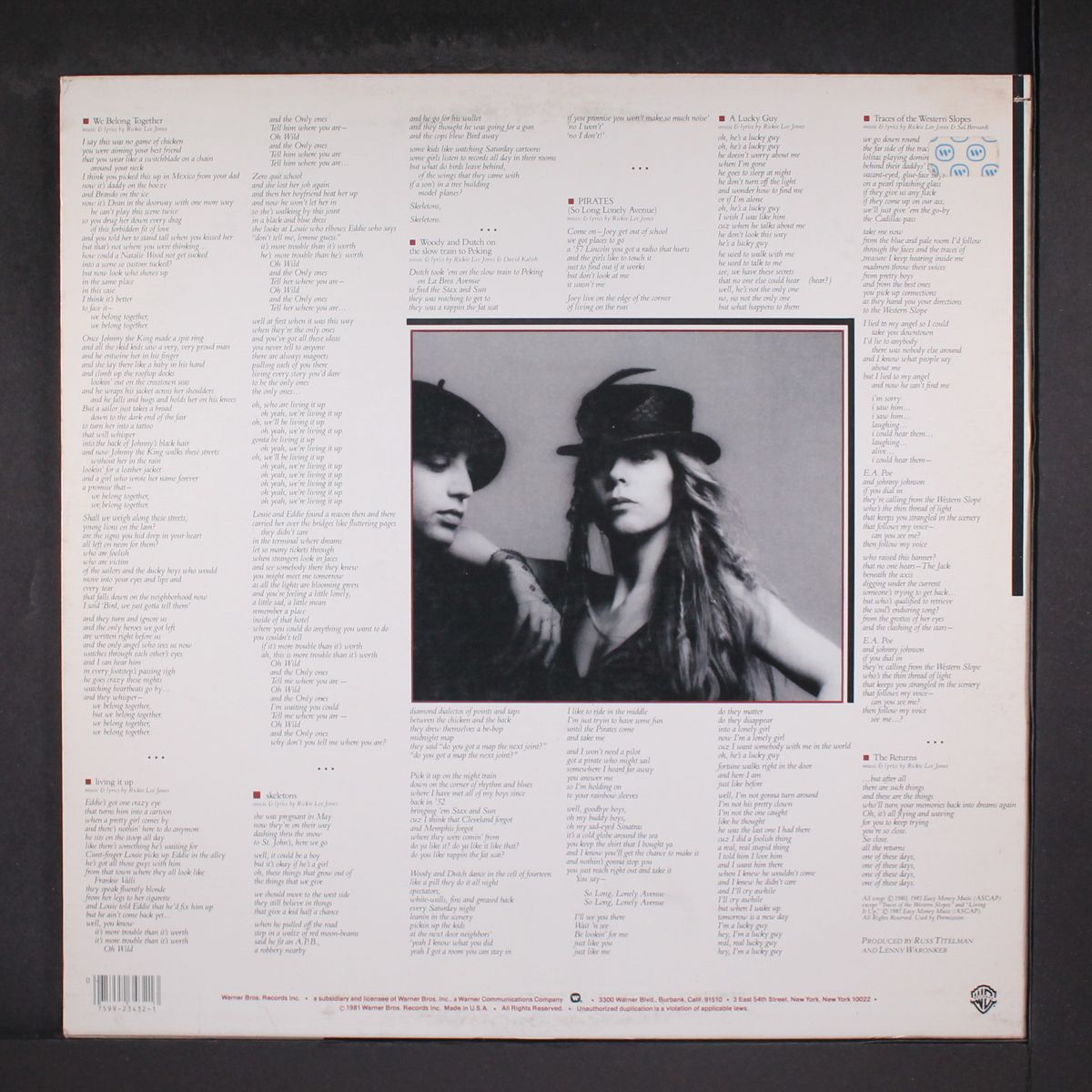 pirates by RICKIE LEE JONES