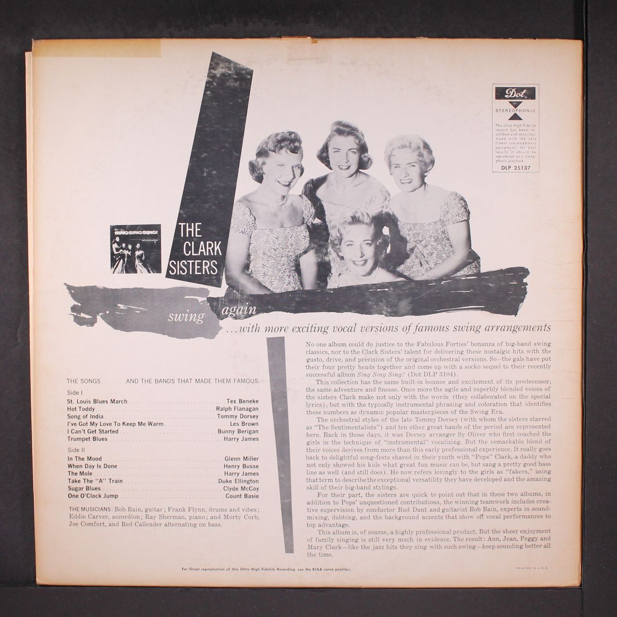 swing again by CLARK SISTERS