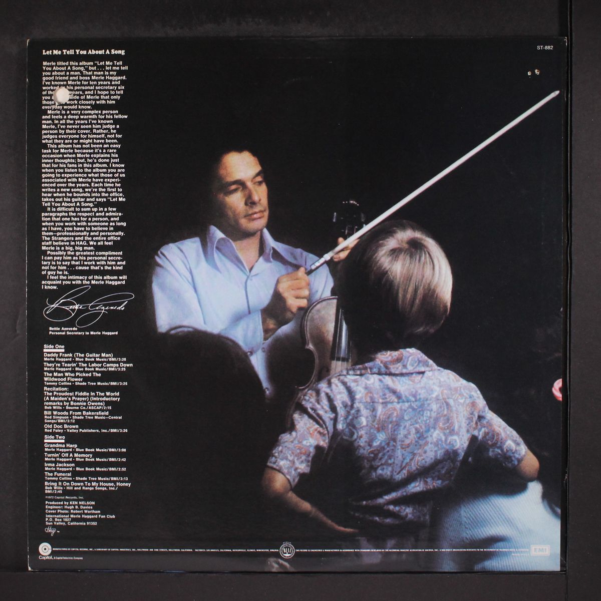 let me tell you about a song by MERLE HAGGARD