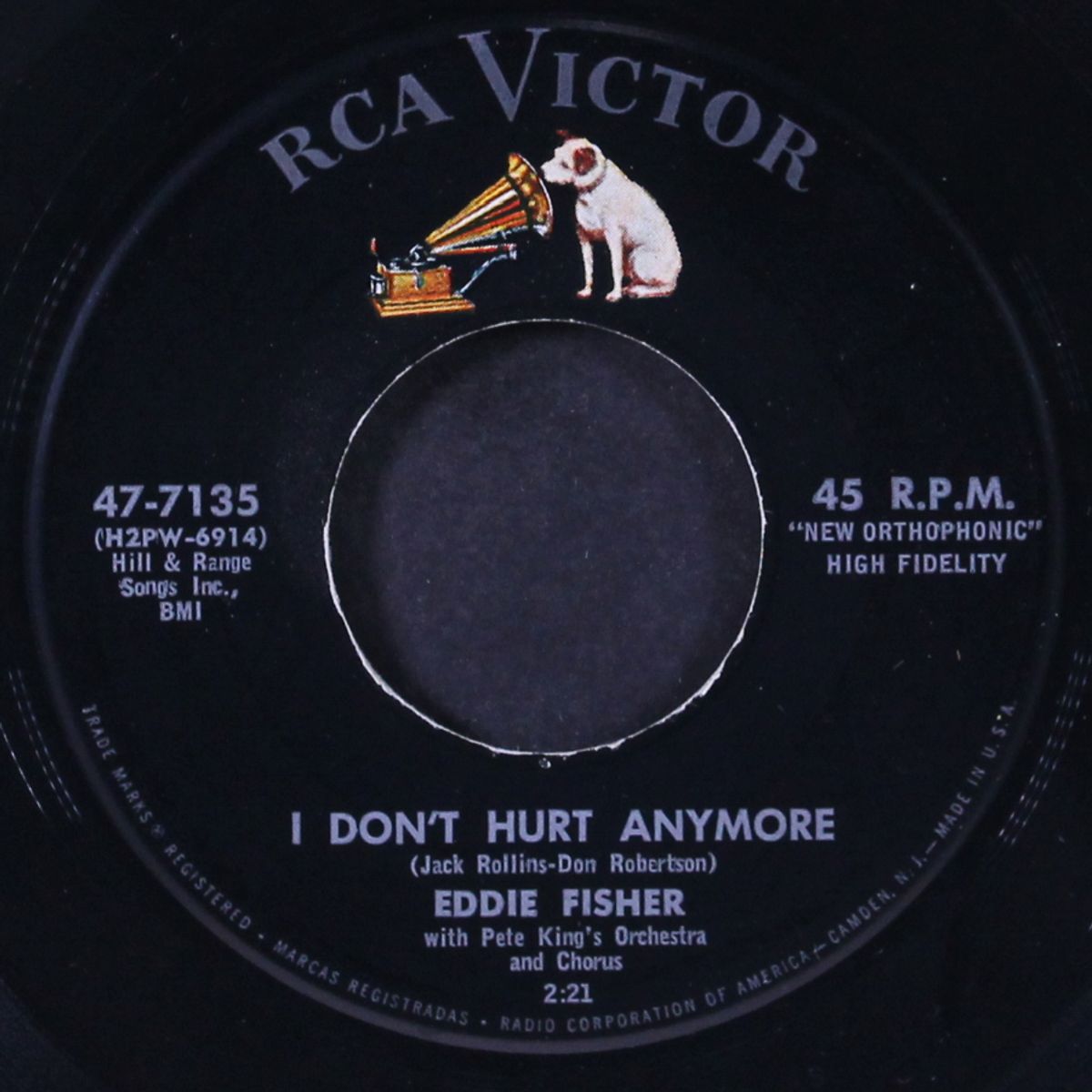 i don't hurt anymore / what's the use of cryin' by EDDIE FISHER