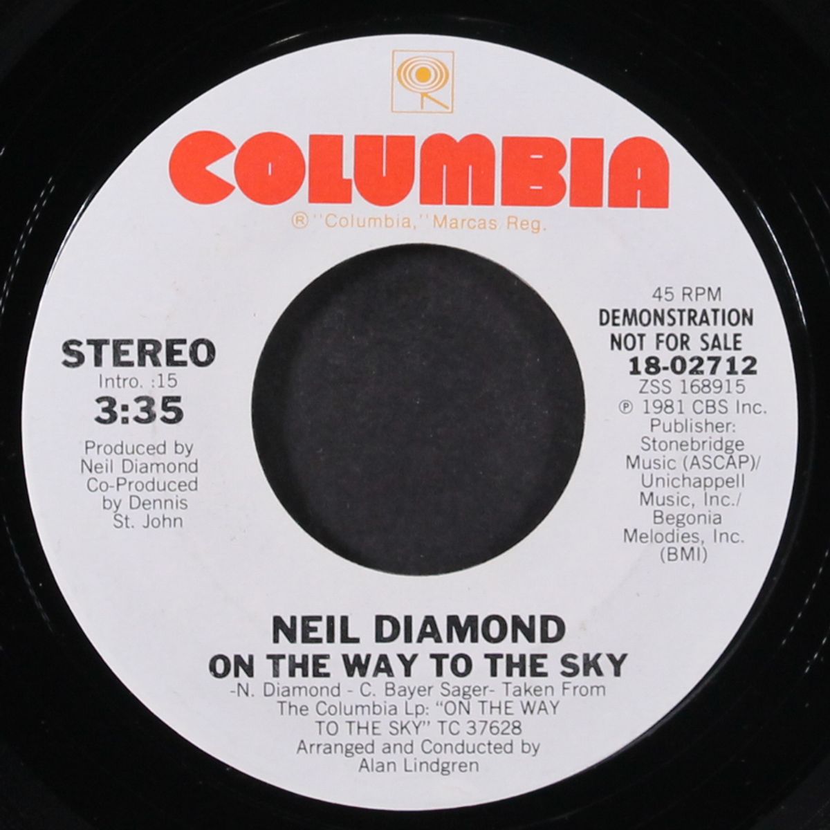 on the way to the sky by NEIL DIAMOND