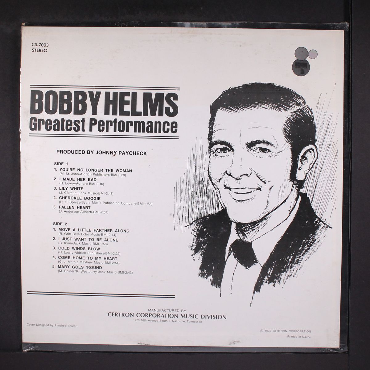greatest performance by BOBBY HELMS