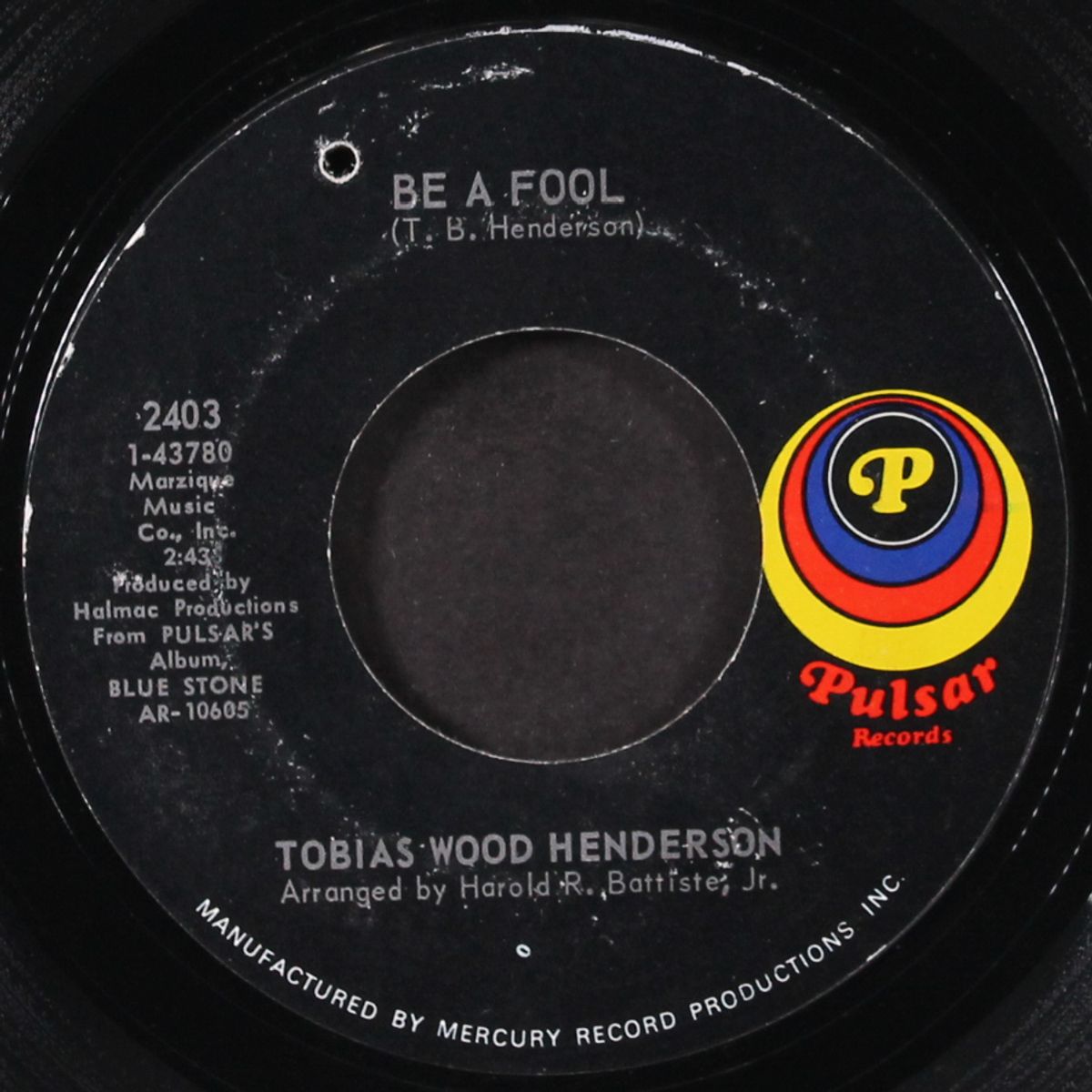 color blind man / be a fool by TOBIAS WOOD HENDERSON