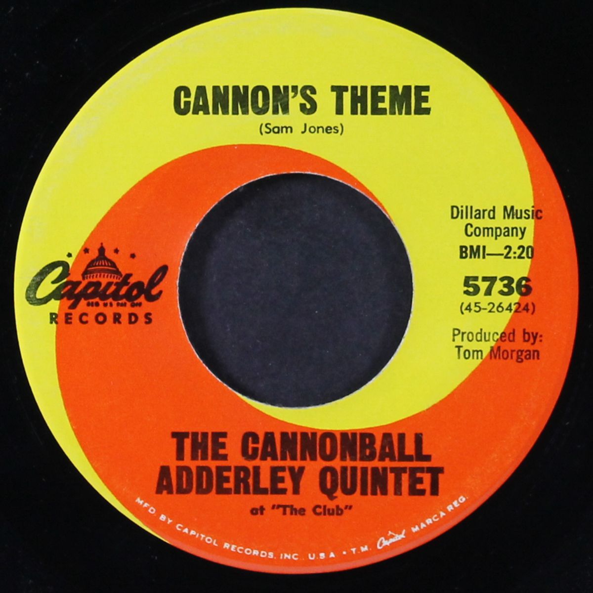 the sticks / cannon's theme by CANNONBALL ADDERLEY