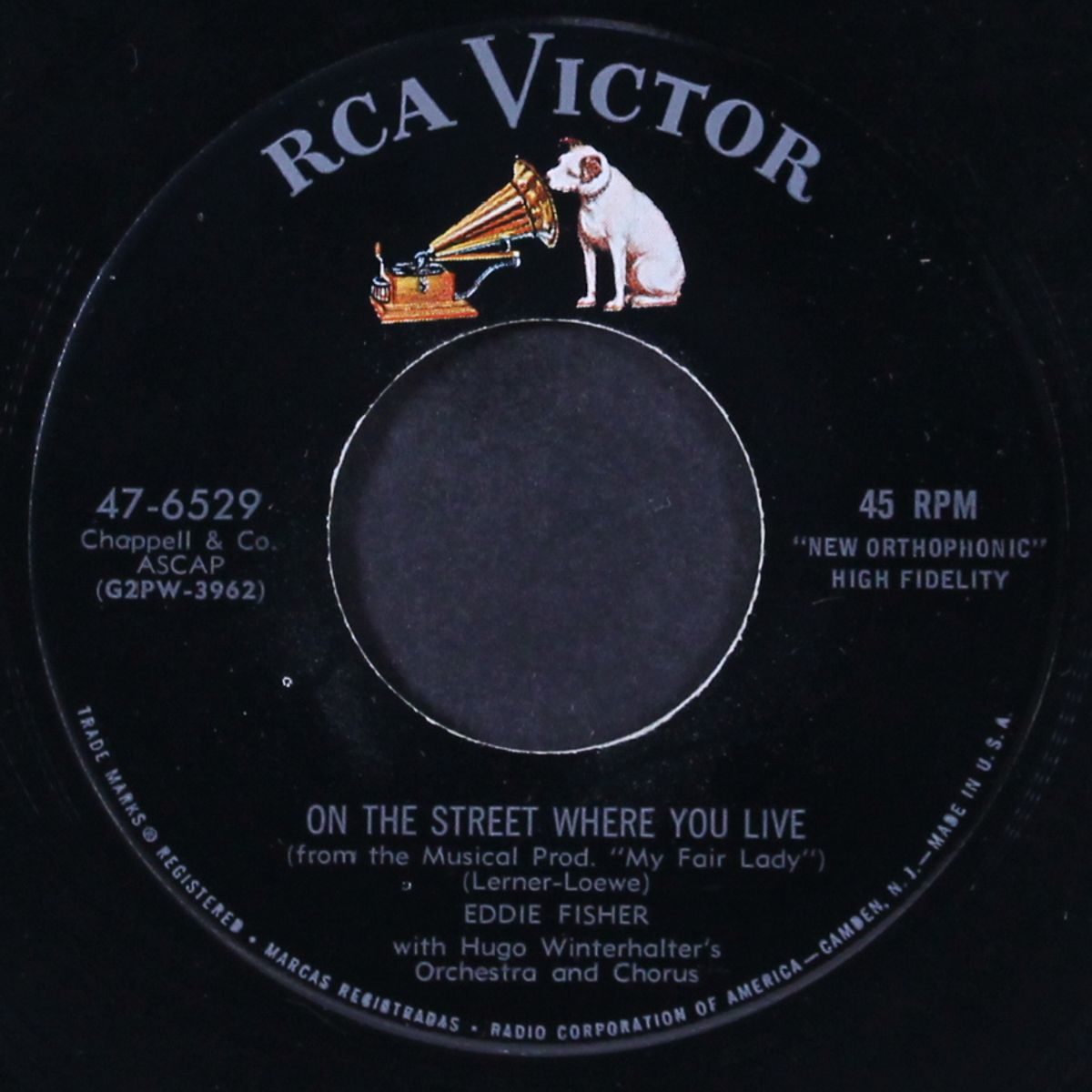 on the street where you live / sweet heartaches by EDDIE FISHER