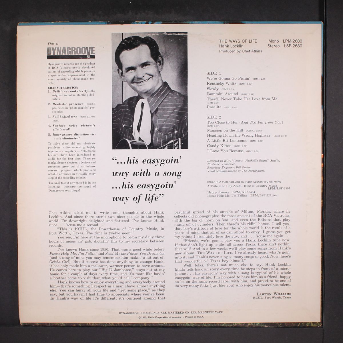 the ways of life by HANK LOCKLIN