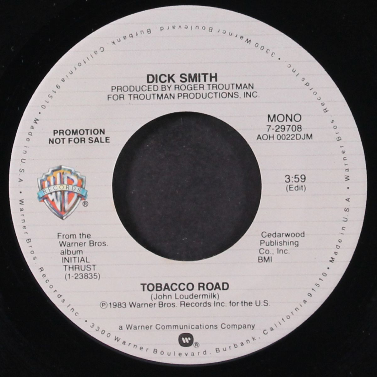 tobacco road / mono by DICK SMITH