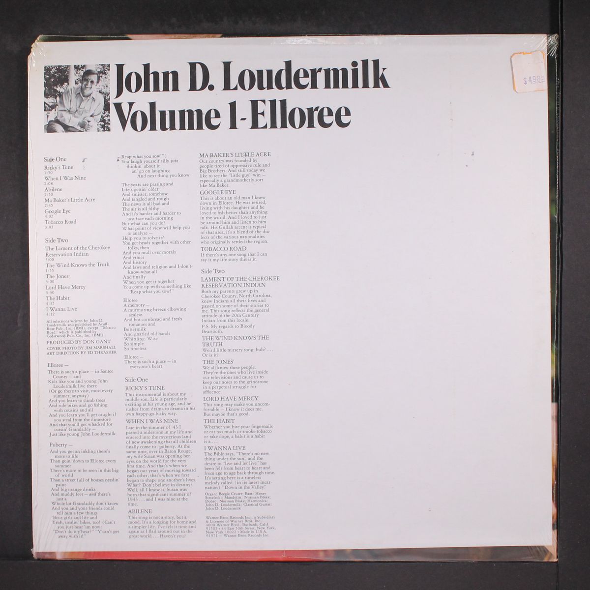 volume 1-elloree by JOHN D. LOUDERMILK