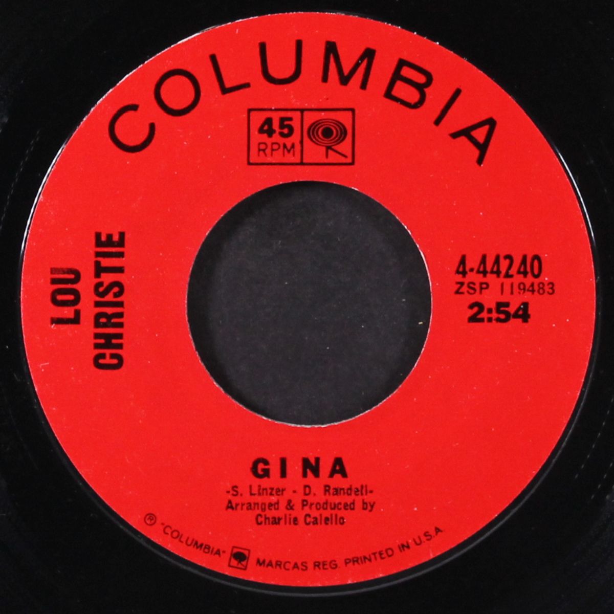 escape / gina by LOU CHRISTIE
