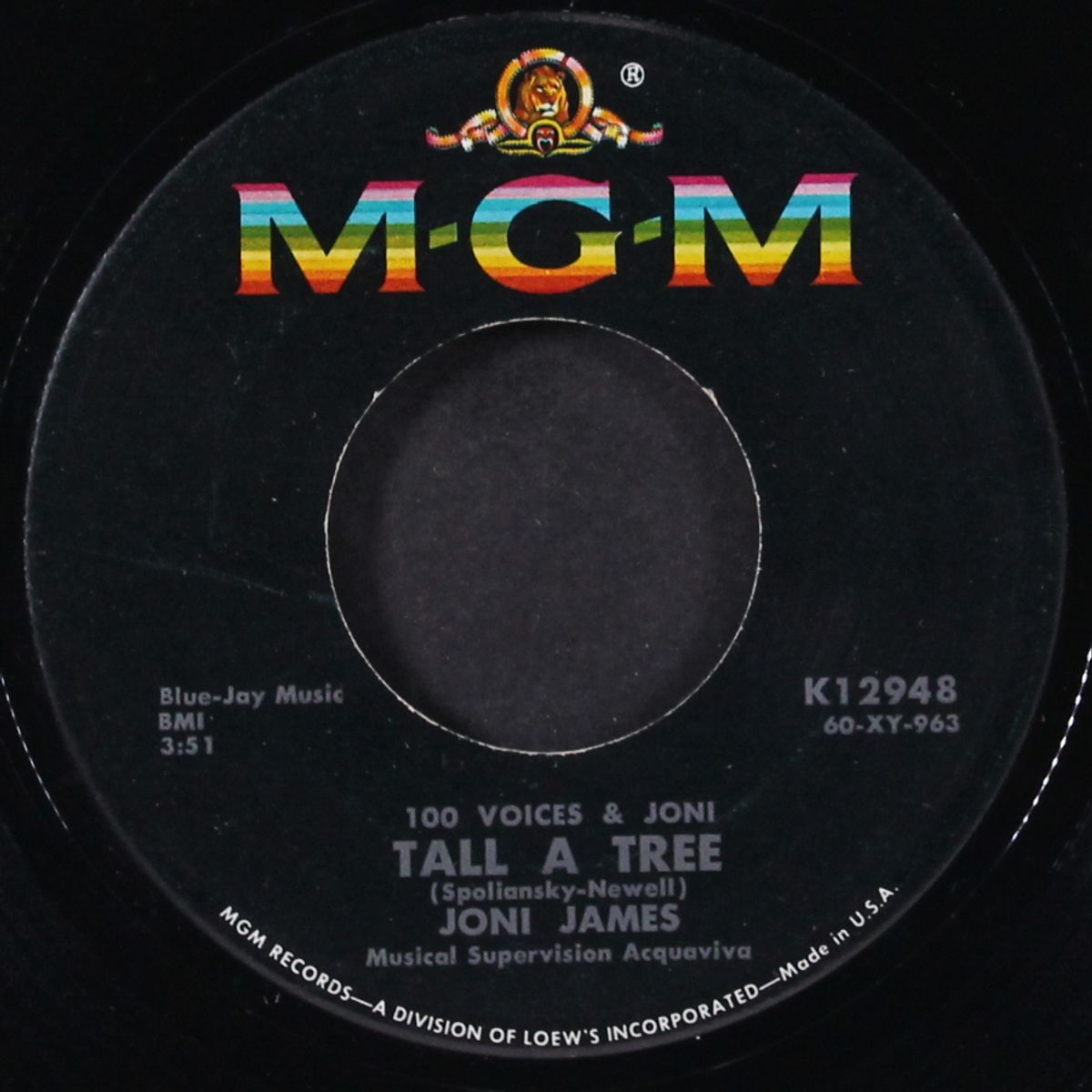 be my love / tall a tree by JONI JAMES