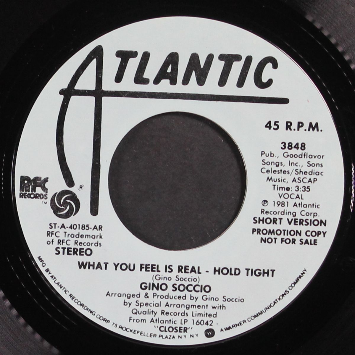 what you feel is real - hold tight / short by GINO SOCCIO