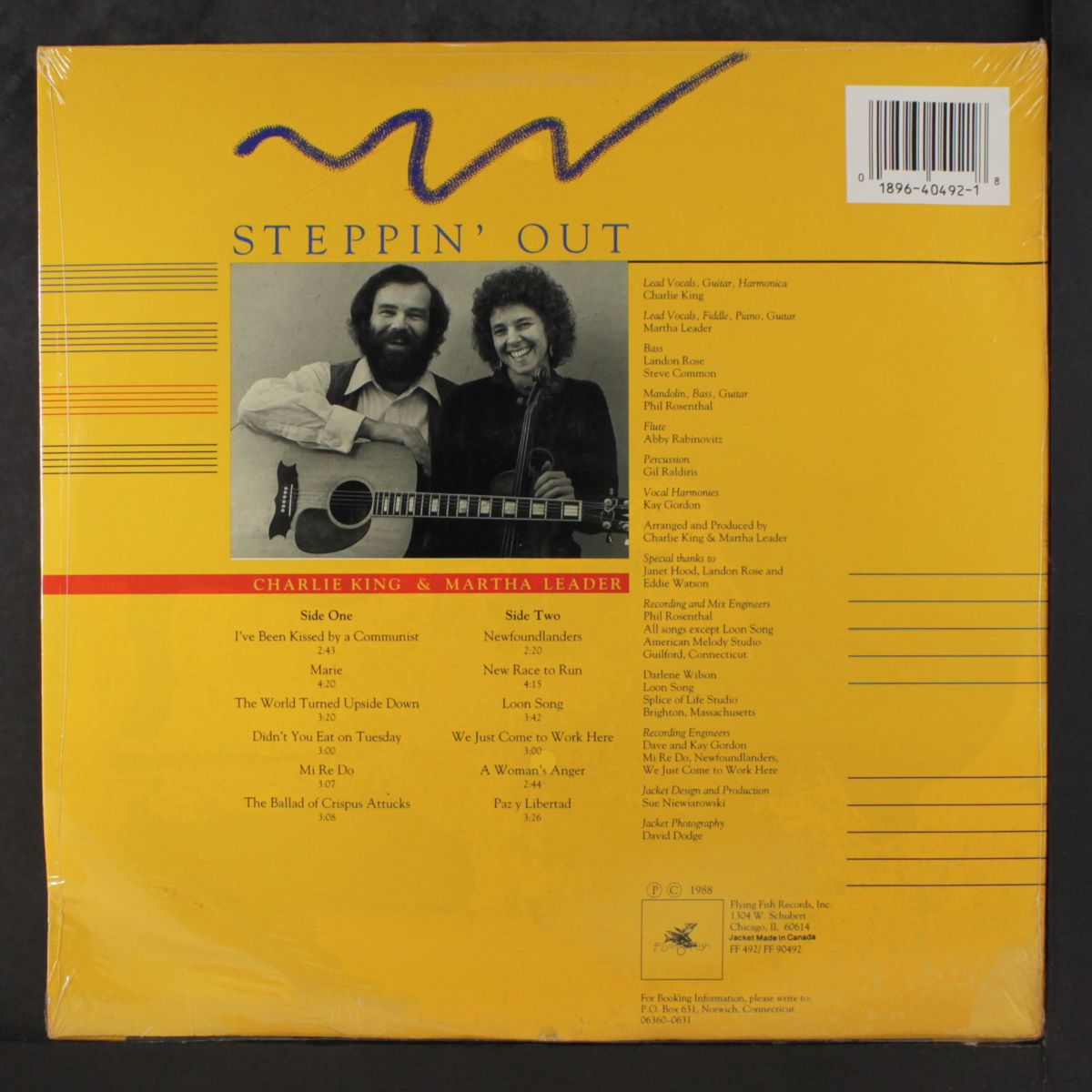 steppin' out by CHARLIE KING & MARTHA LEADER