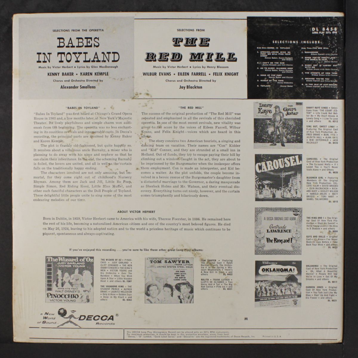 babes in toyland / the red mill by ALEXANDER SMALLENS / JAY BLACKTON