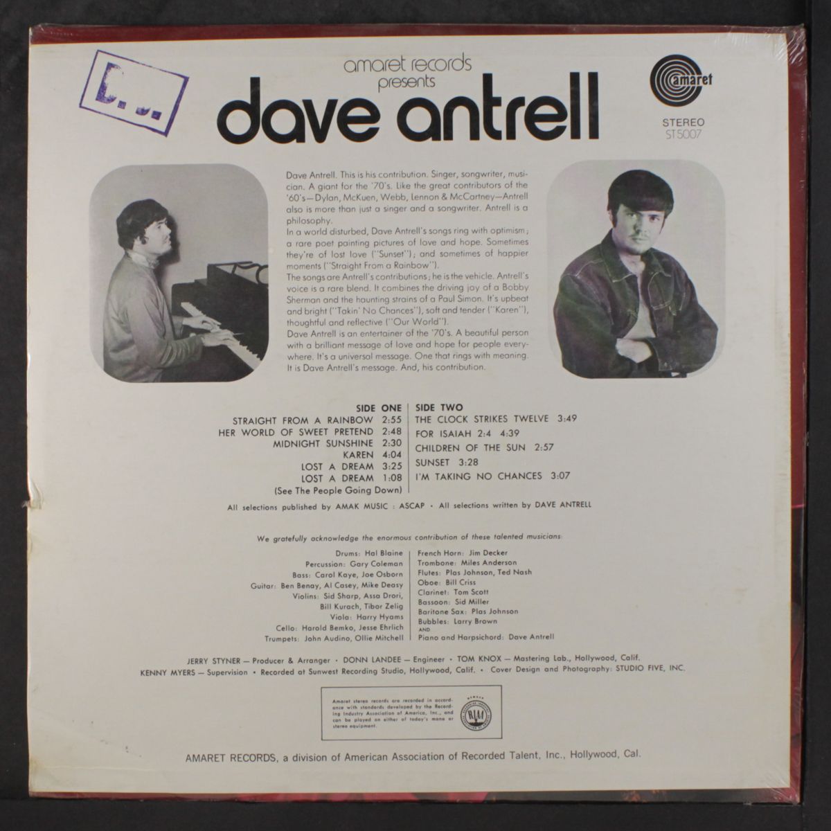 dave antrell by DAVE ANTRELL