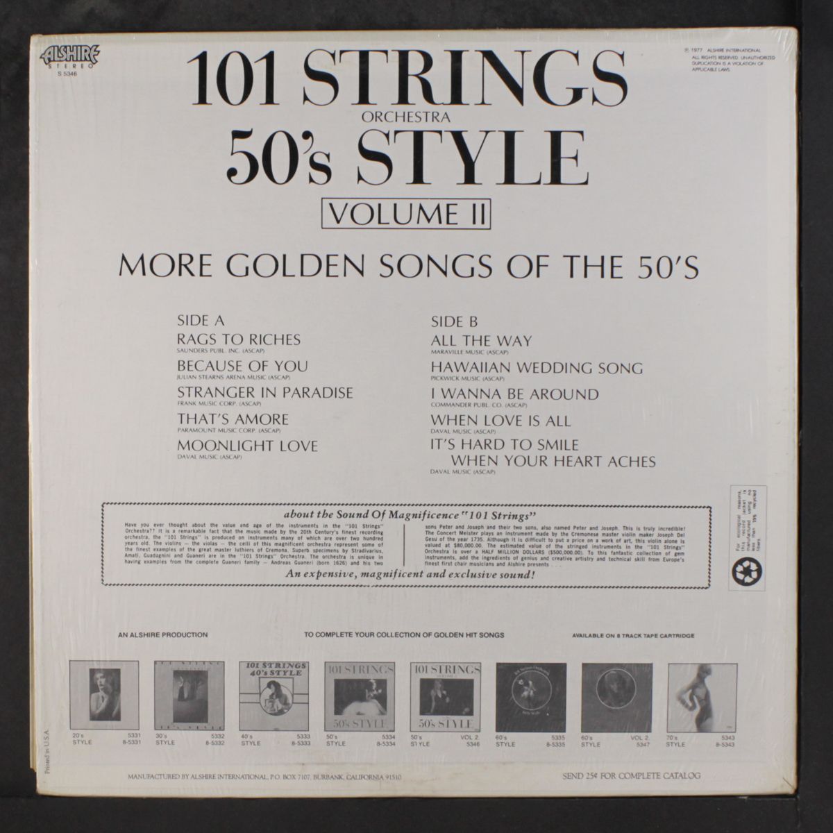in the 50's style, vol. 2 by 101 STRINGS