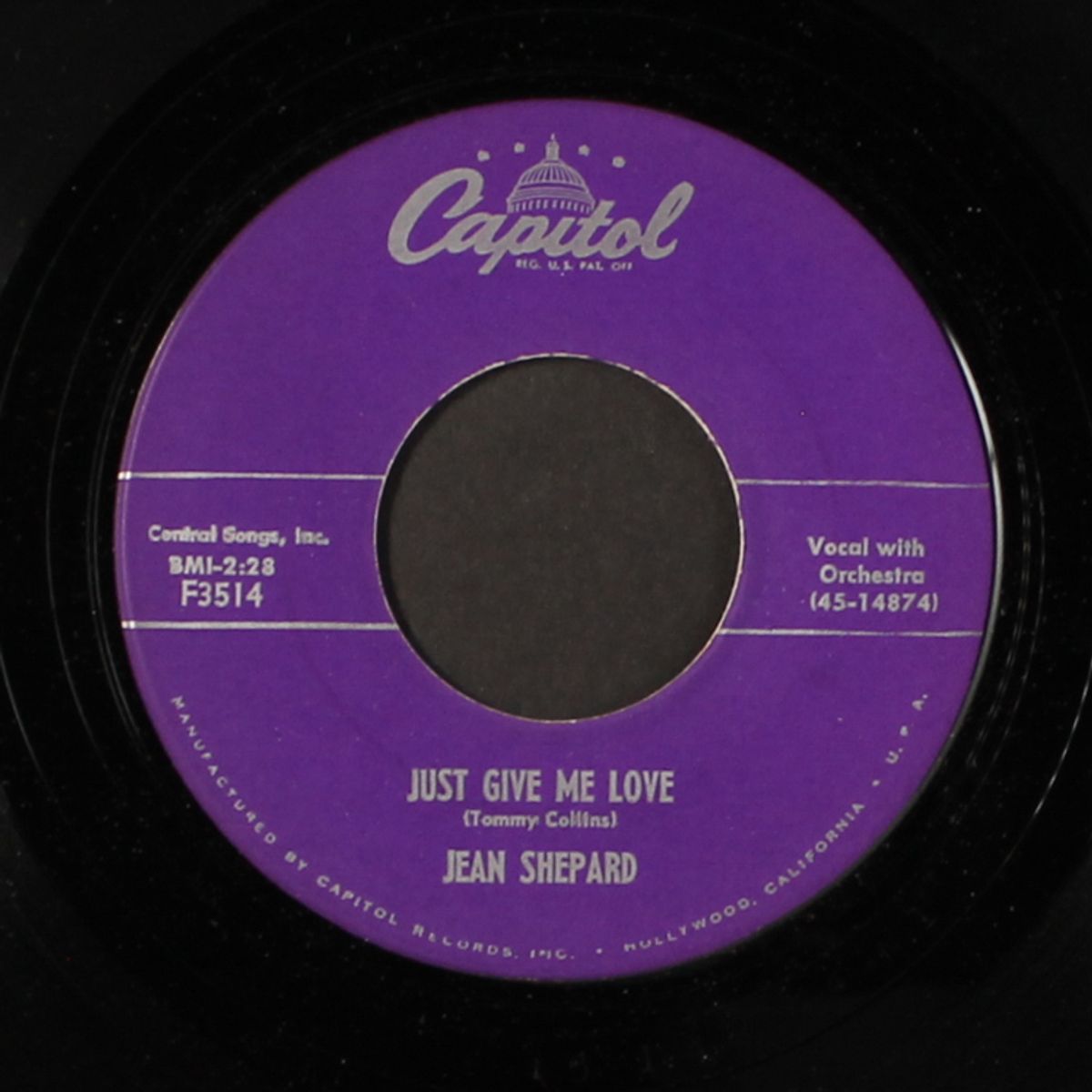 just give me love by JEAN SHEPARD