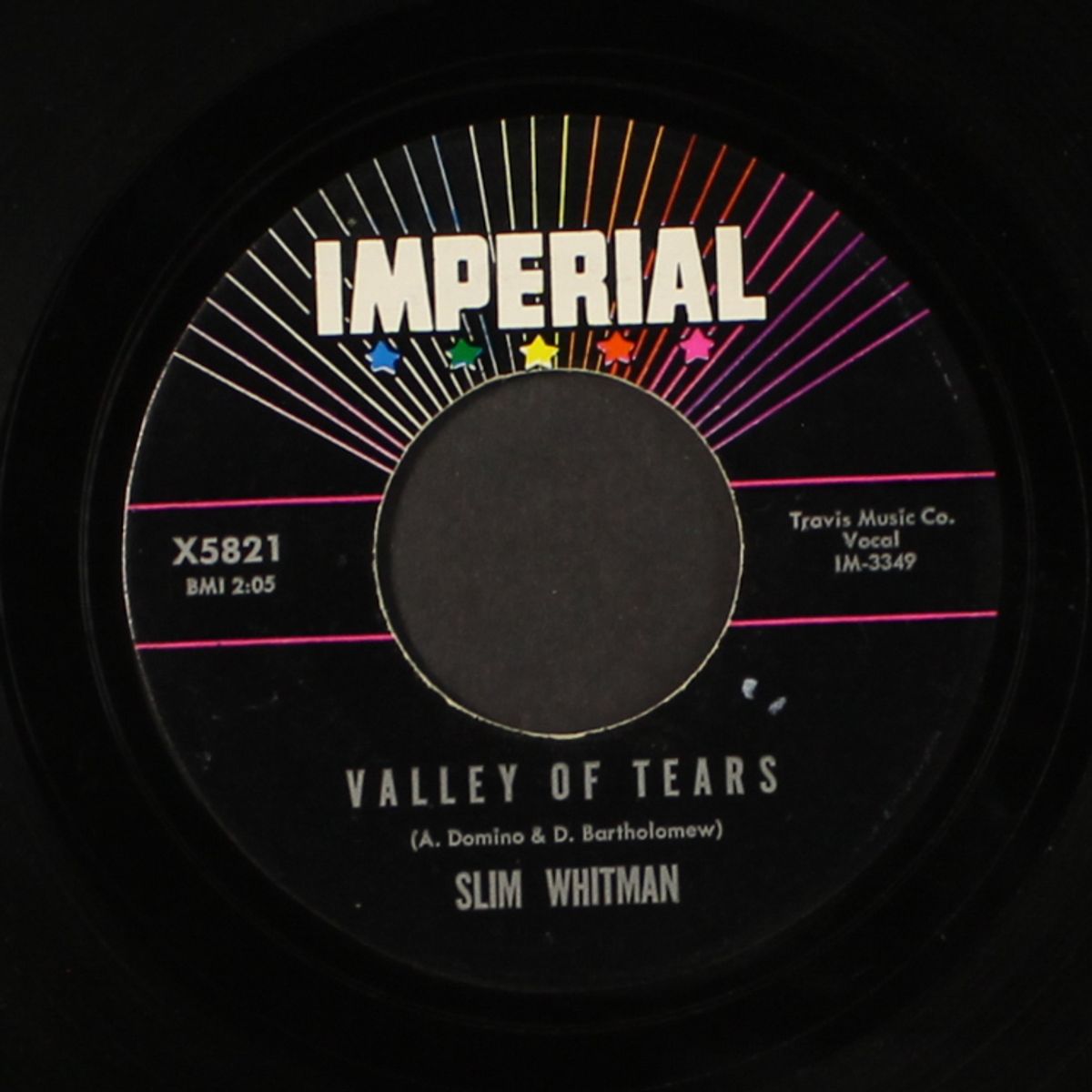 annie laurie / valley of tears by SLIM WHITMAN