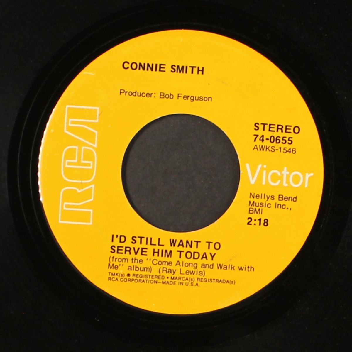 just for what i am / i'd still want to serve him today by CONNIE SMITH