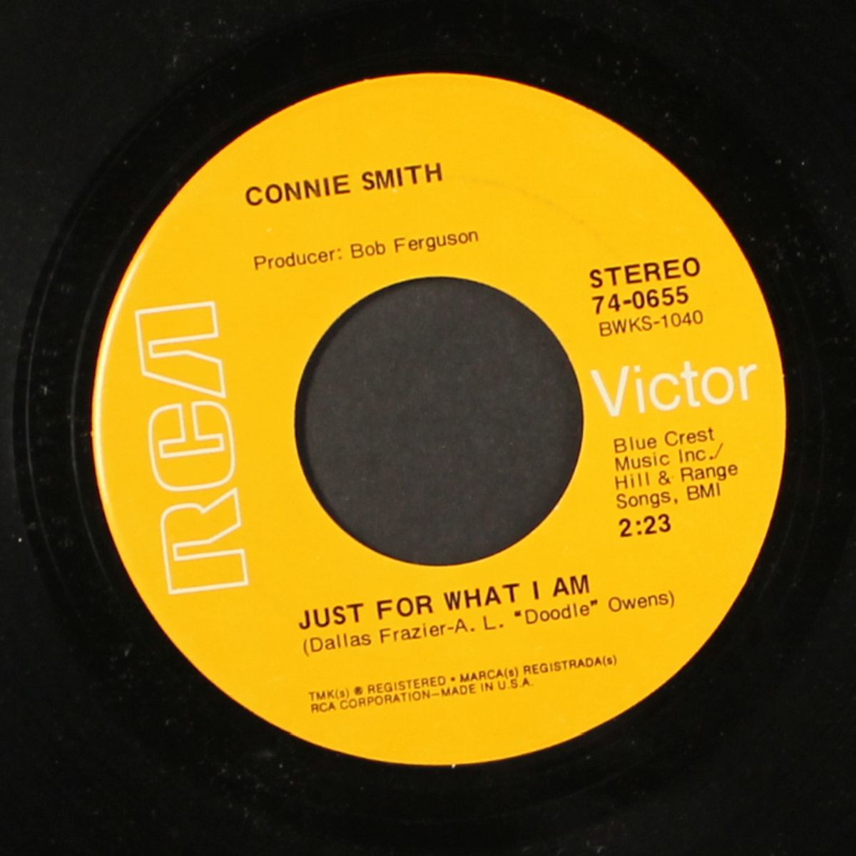 just for what i am / i'd still want to serve him today by CONNIE SMITH