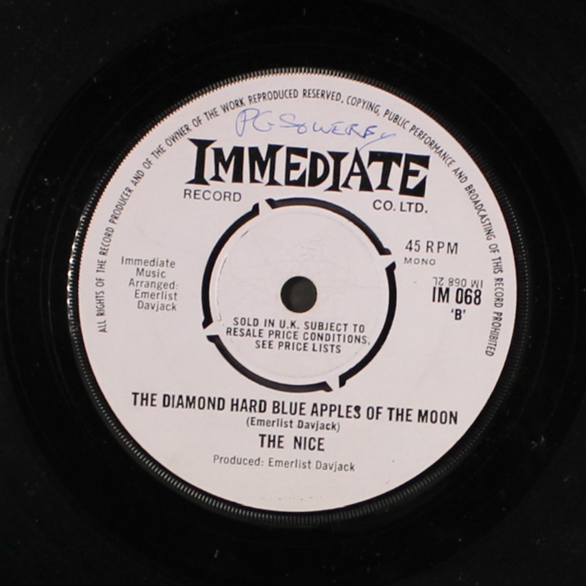 america / the diamond hard blue apples of the moon by NICE
